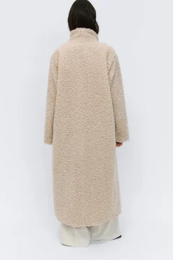 Clearance Gina Tricot Pile coat Beige