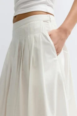 Sale Gina Tricot Pleated skirt Wit