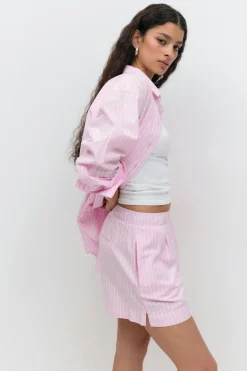 Discount Gina Tricot Poplin shorts Roze