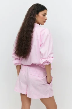 Discount Gina Tricot Poplin shorts Roze