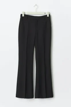 Sale Gina Tricot Relaxed bootcut trousers Zwart