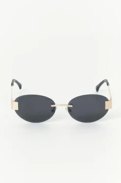 Discount Gina Tricot Rimless sunglasses Zwart