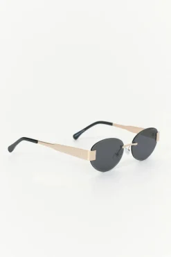 Discount Gina Tricot Rimless sunglasses Zwart