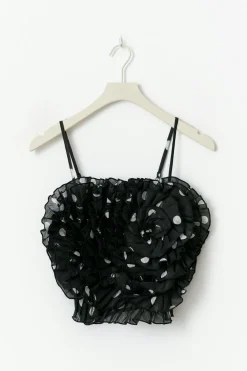 New Gina Tricot Rose top Zwart