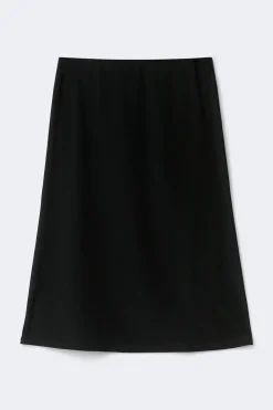 New Gina Tricot 90s midi skirt Zwart