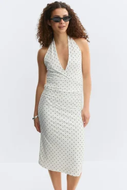 Online Gina Tricot 90s midi skirt Zwart