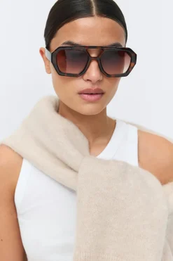 Online Gina Tricot 70s sunglasses Bruin
