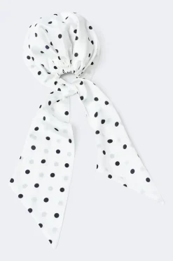 Hot Gina Tricot Satin head scarf Wit