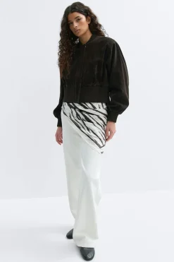 Best Gina Tricot Satin scarf Wit