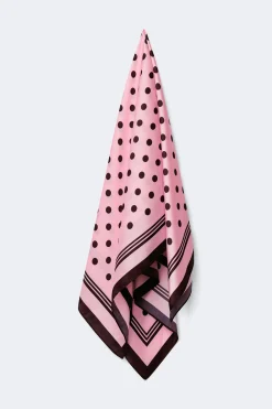 New Gina Tricot Satin scarf Roze