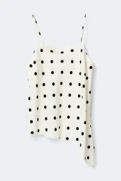 Gina Tricot Satin singlet Wit