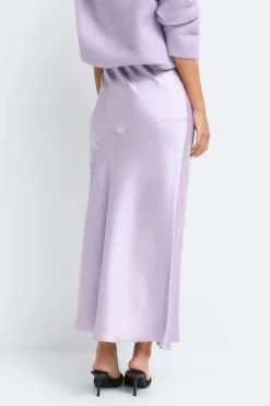 Discount Gina Tricot Satin skirt Paars