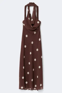 Clearance Gina Tricot Scarf maxi dress Beige