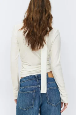 Online Gina Tricot Scarf top Wit