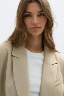 Sale Gina Tricot Shaped blazer Beige
