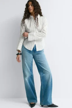 Discount Gina Tricot Shaped blouse Wit