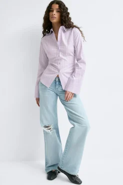 Best Gina Tricot Shaped blouse Paars