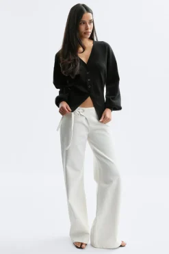 Best Gina Tricot Shaped knitted cardigan Zwart