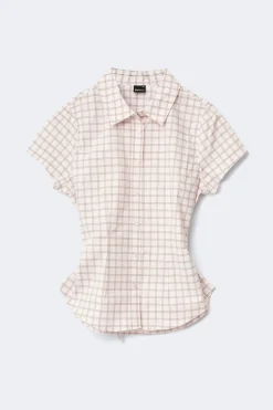 Outlet Gina Tricot Shaped shirt Roze