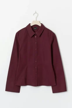 Hot Gina Tricot Shaped tie blouse Rood