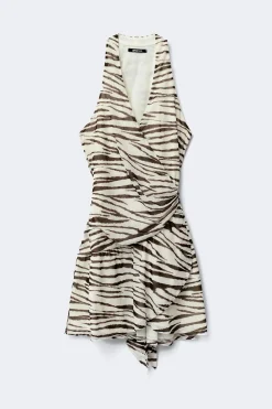 Hot Gina Tricot Sheer wrap dress Wit