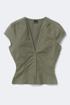 New Gina Tricot Short sleeve top Groen