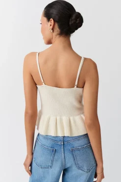 Sale Gina Tricot singlet Wit