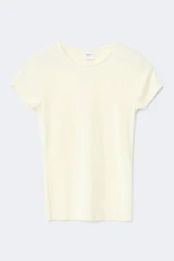 Online Gina Tricot Slim fit top Geel