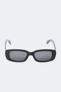 Discount Gina Tricot Slim rectangular sunglasses Zwart