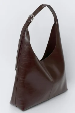 New Gina Tricot Slouchy bag Bruin