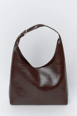 New Gina Tricot Slouchy bag Bruin
