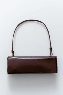 Online Gina Tricot Small patent shoulder bag Rood