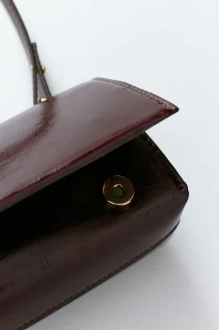 Online Gina Tricot Small patent shoulder bag Rood