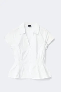Hot Gina Tricot Smock blouse Wit