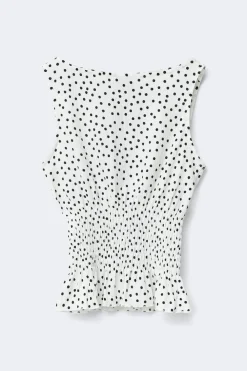 Discount Gina Tricot Smock top Zwart
