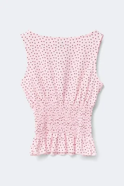 Gina Tricot Smock top Roze