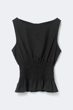 Best Gina Tricot Smock top Zwart