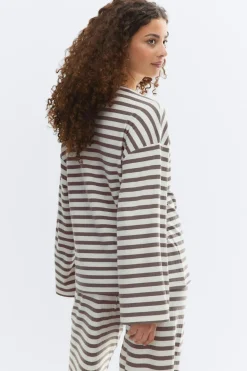 New Gina Tricot Soft loungewear longsleeve top Wit