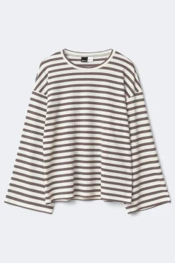 New Gina Tricot Soft loungewear longsleeve top Wit