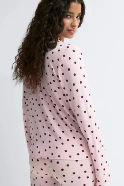 Outlet Gina Tricot Soft pyjamas shirt Roze