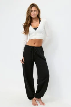 Sale Gina Tricot Soft sport sweatpants Zwart