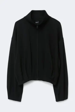 Best Gina Tricot Soft sporty zip jacket Zwart