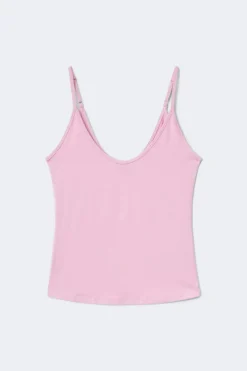 Gina Tricot Soft strap yoga singlet Roze