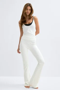 Clearance Gina Tricot Soft strap yoga singlet Wit