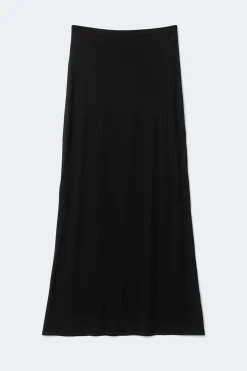 Hot Gina Tricot Soft touch maxi skirt Zwart
