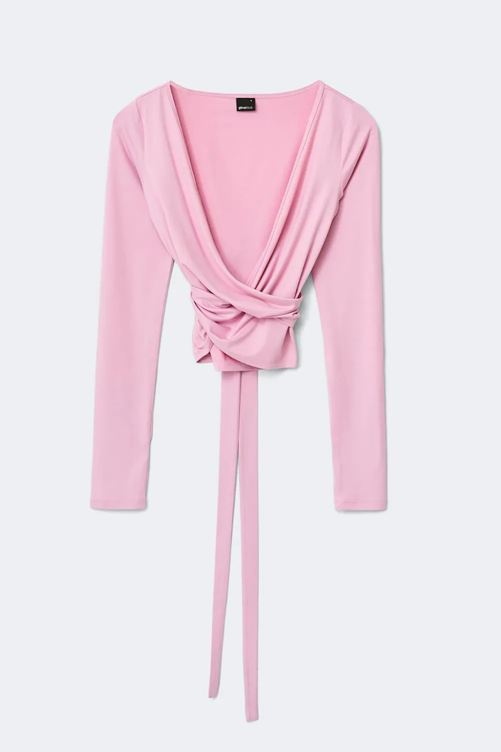 Hot Gina Tricot Soft wrap yoga cardigan Roze