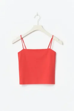 Discount Gina Tricot spaghetti strap singlet Rood