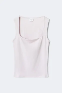 Hot Gina Tricot Square neck tank top Paars