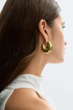 Best Gina Tricot Statement chunky hoops Goud