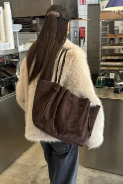 Best Gina Tricot Strap detail bag Bruin